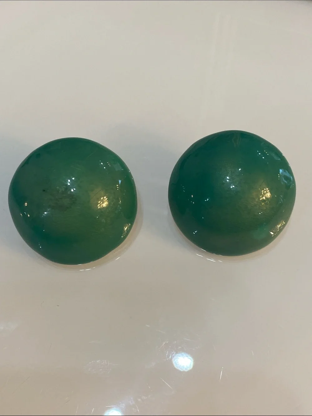 Set of three earrings